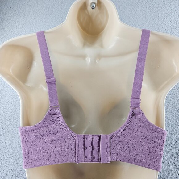 Wacoal Bra Womens 36D Purple Lace Underwire Padded 855345 Full Coverage‎ Support - Picture 11 of 14